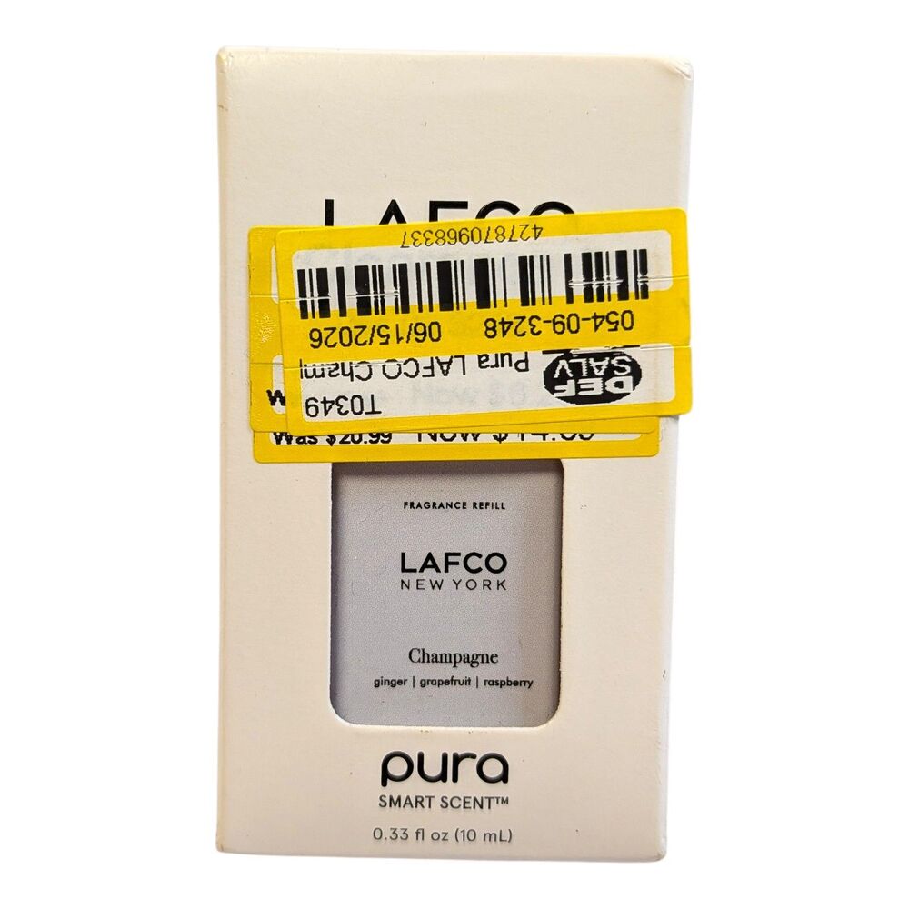 LAFCO New York Champagne Oil Refill for Pura Device 0.33 fl oz